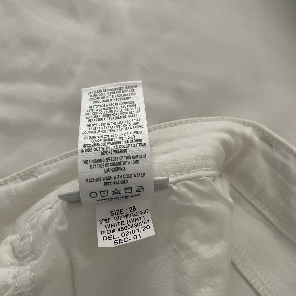 Joe’s Women’s White Denim Shorts - Picture 5 of 7